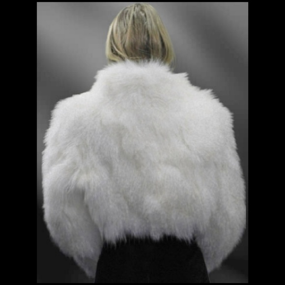 White Fox Fur Jacket - Picture 5 of 5